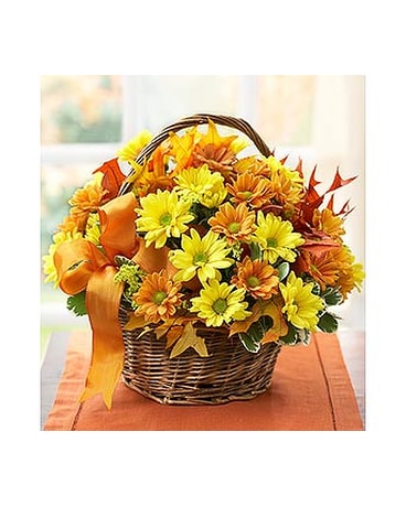 Autumn Flower Basket